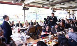 Çankaya’da Bahçelievler esnafıyla geniş katılımlı toplantı