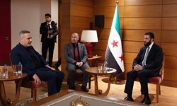 Dışişleri Bakanı Fidan, Suriye Cumhurbaşkanı Şara ile görüştü