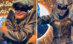 Hande Yener ödülü alır almaz kırdı