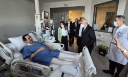 Kemal Kılıçdaroğlu ve Gürsel Tekin, İbrahim Tatlıses'i hastanede ziyaret etti