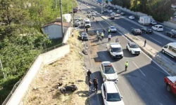 İzmir'de freni patlayan tır 6 araca çarptı