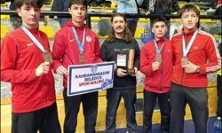 Kahramankazanlı karateciler Türkiye üçüncüsü oldu