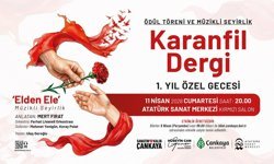 Karanfil Dergi 1 yaşında: Çankaya’da Sanat ve Edebiyat Gecesi düzenlenecek
