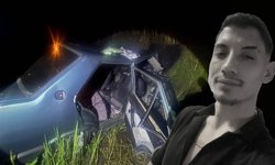 Manisa'da otomobil kanala uçtu: Biri çocuk 2 ölü, 5 yaralı