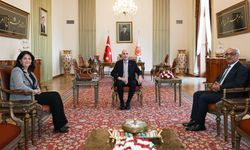 TBMM Başkanı Kurtulmuş, DEM Partili Buldan ve Sancar ile görüştü