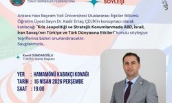 TOKFED'ten Kriz Jeopolitiği söyleşisine davet