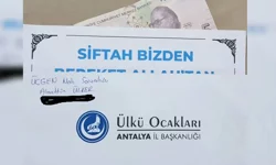 Ülkü Ocakları’nın esnafa dağıttığı ‘5 TL’lik siftah zarfı tepki topladı!