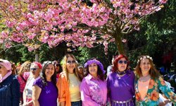 Ankaralı kadınlar Sakura Şenliği'yle baharı karşıladı