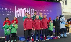 Keçiörenli Özel Sporcular Konya Yarı Maratonu’nda kürsüye damga vurdu