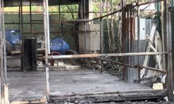 Kurban satış merkezinde çıkan yangında 1 kişi öldü; bekçi gözaltına alındı