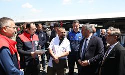 Pursaklar’da Kurban Bayramı öncesi kesim provası yapıldı