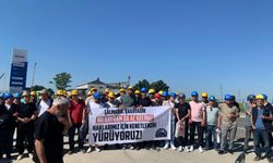 Edirne'de maden işçileri hakları için Uzunköprü'ye yürüyüş başlattı!