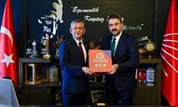 Özgür Özel, Ankara Kent Konseyi Başkanı Yılmaz'ı kabul etti