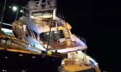 Lüks yat yan yattı: 6 mürettebat son anda kurtarıldı!