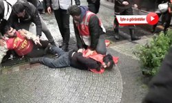 Taksim'e yürümek isteyen HKP'lilere polis müdahalesi