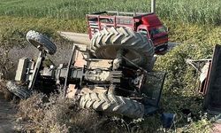 Uçuruma yuvarlanan traktördeki 10 yaşındaki çocuk hayatını kaybetti
