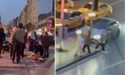 Üzerine trafik ışığı devrilen turist hayatını kaybetti!