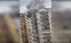 Apartman dairesindeki yangında mahsur kalan köpek kurtarıldı