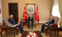 Bakanlar Çiftçi ve Gürlek, TBMM'de Bahçeli'yi ziyaret etti