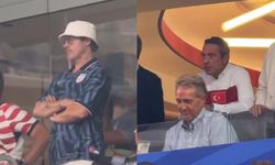 Brad Pitt ve Ali Koç Türkiye-ABD maçını aynı locada izledi