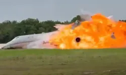 Motoru arızalanan jet düştü: 2 ölü