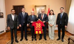 Kayserispor yönetiminden MHP lideri Bahçeli’ye ziyaret