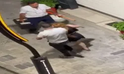 Zorla götürülmeye çalışılan kadın, 'Beni öldürecek' diyerek yardım istedi!