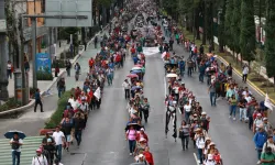 Meksika'da grevdeki öğretmenlerden Dünya Kupası stadyumunda protesto