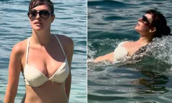 Melis Sezen tatilde! Bikinili pozlarına yorum yağdı