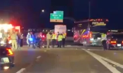 A Milli Takım kafilesinin kortejinde korkutan kaza!