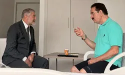 Nureddin Nebati, İbrahim Tatlıses'i ziyaret etti