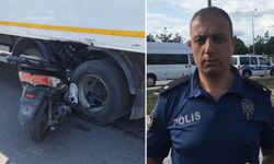 Kamyonla çarpışan motosikletteki emekli komiser yardımcısı öldü