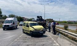 Zırhlı araç ile hafif ticari araç çarpıştı; 1 yaralı