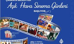 Çankaya Belediyesi Açık Hava Sinema Günleri 24 Temmuz'da başlıyor