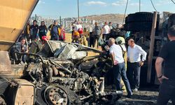 Ankara Keçiören'de hafriyat kamyonları çarpıştı; 2 kişi hayatını kaybetti