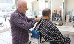 Keçiören'de 61 yıllık berber Baki Bektaş, Ahilik kültürünü yaşatmaya devam ediyor