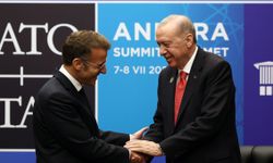 Cumhurbaşkanı Erdoğan, Fransa Cumhurbaşkanı Macron ile görüştü