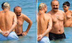Yılmaz Erdoğan ve Caner Erkin denizde halay çekti