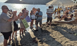 Bodrum’da yurttaşlardan 'kıyılardan eşit ve özgürce yararlanma hakkı' eylemi