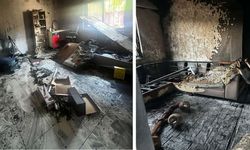 Eski eş evi ateşe verdi; anne ve 2 kızı banyoya sığınarak kurtuldu