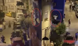 Eve tırmanan eski sevgili mahalleyi ayağa kaldırdı