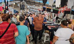 Pazar yerinde kadınların görüntülerini çeken şüpheliye gözaltı