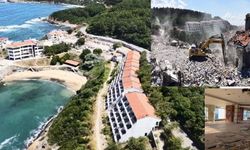 Riva’da talan edilen, bir dönem Milli Takım’ın da kamp yaptığı 186 odalı otel yıkılıyor
