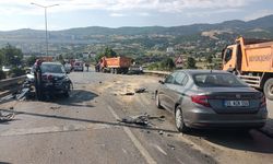 Samsun’da 8 araç birbirine girdi: 2 yaralı