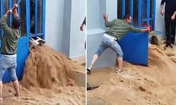 Sağanak Cide'yi vurdu: 150'den fazla ev ve iş yerini su bastı, arı kovanları sele kapıldı
