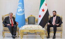 Şara, BM Genel Sekreteri Guterres ile bir araya geldi