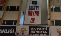 Valilikten, Saadet Partisi'nin 'NATO' pankartına ceza!