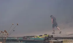 İzmir'de geri dönüşüm tesisinde yangın çıktı!
