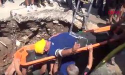 Antalya'da göçük altında kalan işçi kurtarıldı