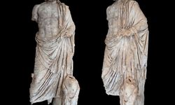 AK Parti'li Çelik'ten Aspendos'ta bulunan 'Asklepios' heykeline ilişkin paylaşım